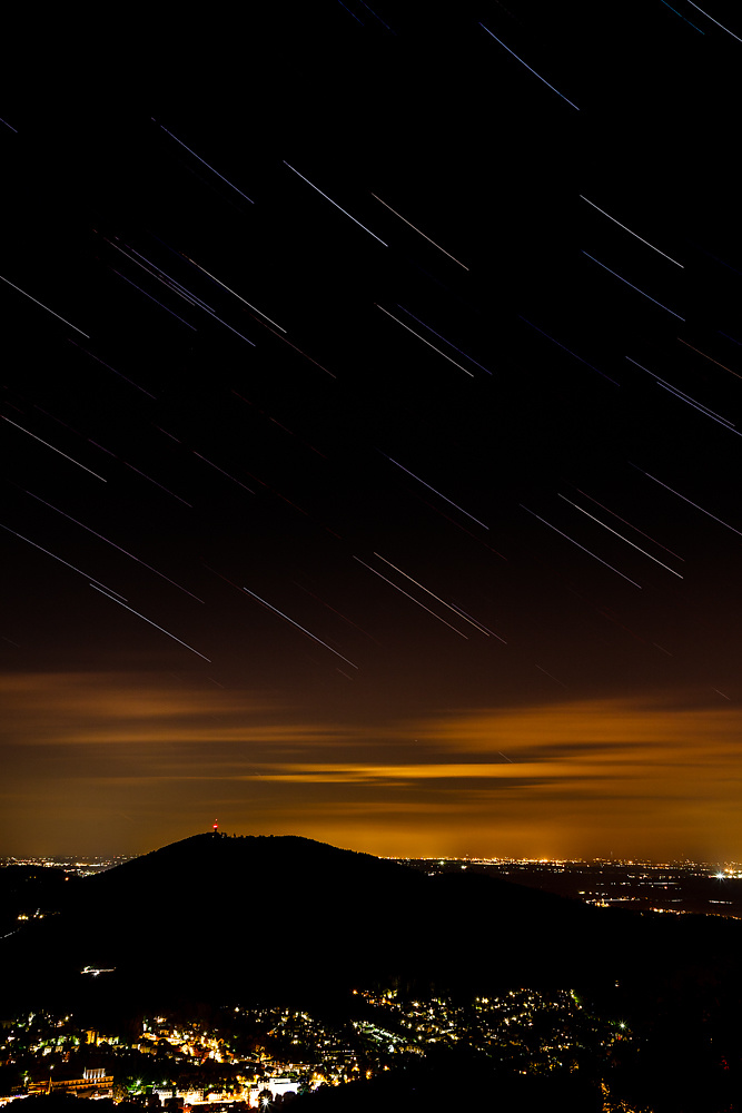 Star Trails above the Upper Rhine Valley